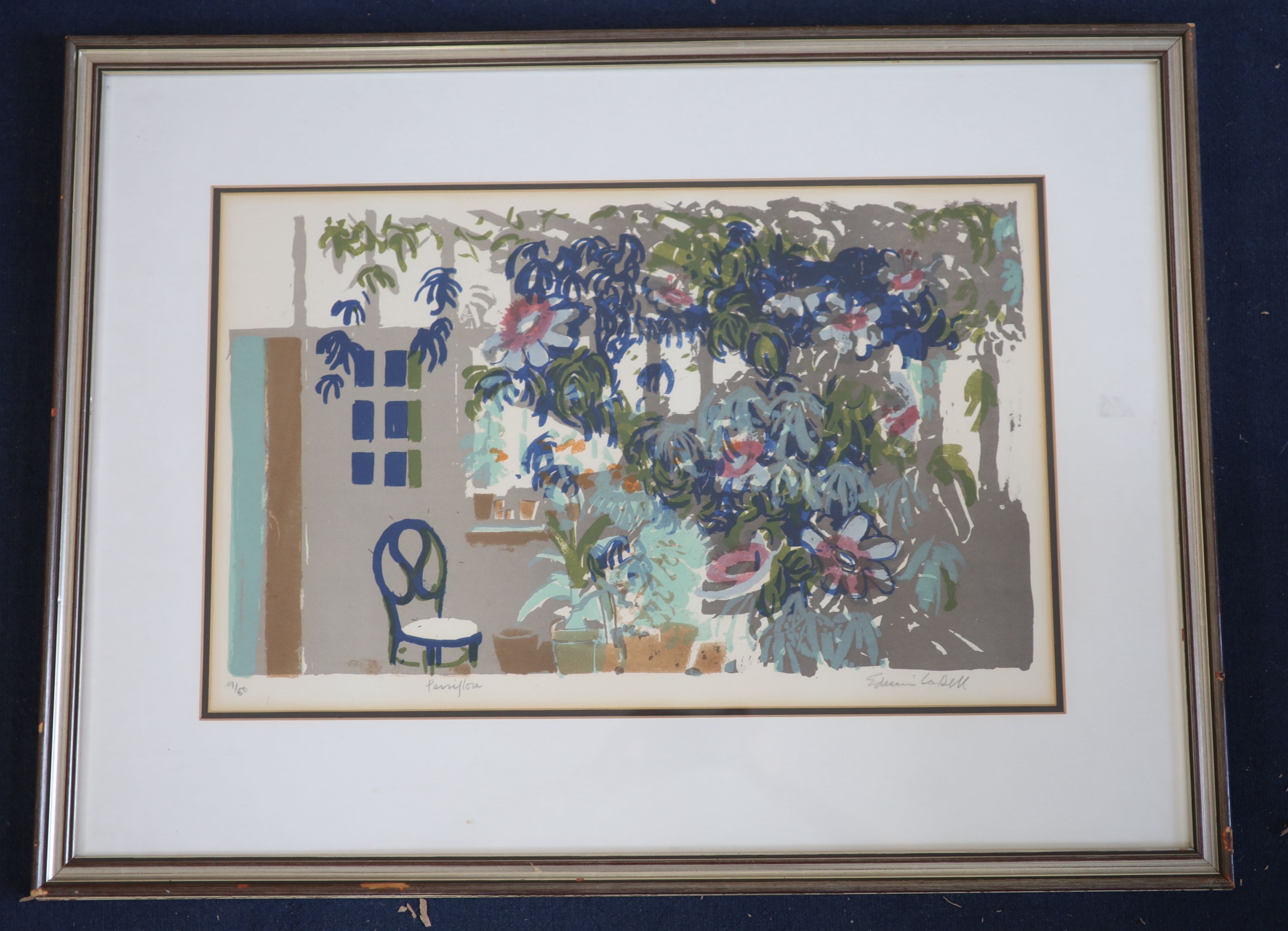 Edward Ladell, limited edition print, Paciflora, signed in pencil, 9/50, 40 x 63cm